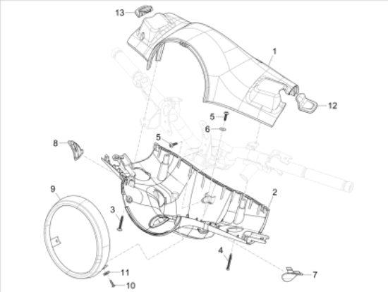 Εικόνα της ΤΑΠΑ ΚΑΘΡ VESPA PRIMAVERA E5+ Off ΔΕΞΙΑ-1B012446
