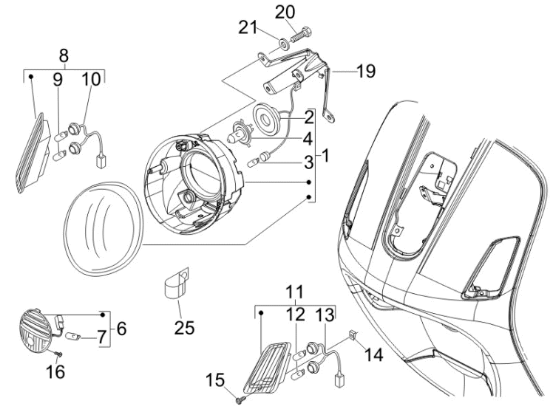 Εικόνα της ΛΑΜΠΑ H4 LED 6500K-36306