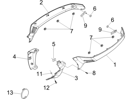 Εικόνα της ΚΑΠΑΚΙ ΣΠΟΙΛΕΡ ΑΡ VESPA GT ΜΠΛΕ 202-57747300D8