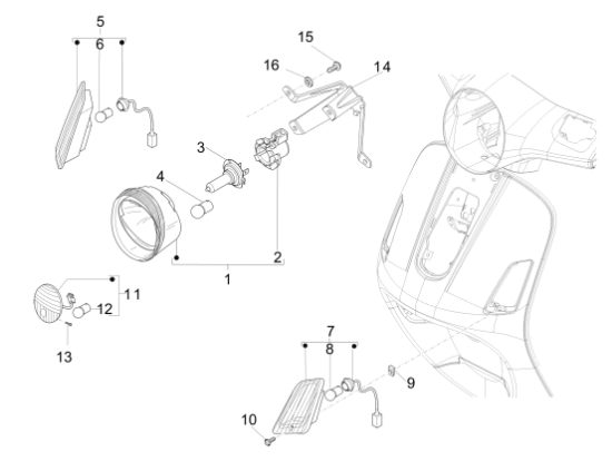 Εικόνα της ΛΑΜΠΑ H4 LED 6500K-36306