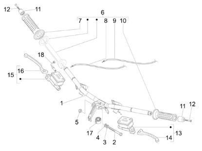 Εικόνα της ΜΑΝΕΤΑ ΑΡ/ΔΕ VESPA GTV 300/PRIMAV-1C006083