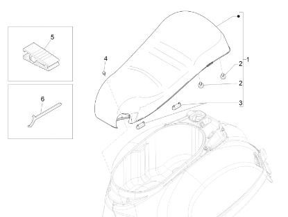Εικόνα της ΣΕΛΑ VESPA GTV 300==>>1B007155000C2-1B005781000C2