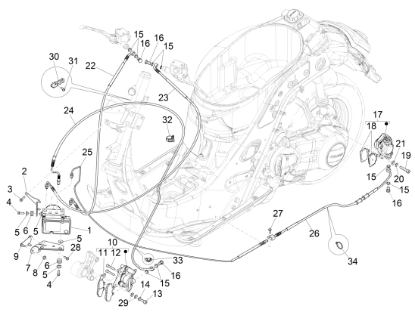 Εικόνα της ΕΓΚΕΦΑΛΟΣ ABS BEVERLY 300<>400 05-17>-1C007227