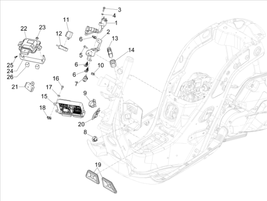 Εικόνα της ΕΓΚΕΦΑΛΟΣ MULT VESPA==>>CM335207-CM335203