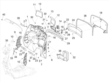 Εικόνα της ΝΤΟΥΛΑΠΙ VESPA GTS MY22 AΒΑΦΟ-1B012202
