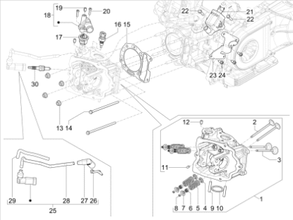 Εικόνα της ΑΚΡΟΦΥΣΙΟ ΠΟΛ/ΣΤΗ SCOOTER 125<>400-1A024520