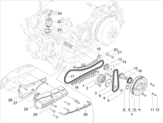 Εικόνα της ΓΛΥΣΤΡΑ ΚΑΔΕΝΑΣ SCOOTER 310cc E5+-1A023714