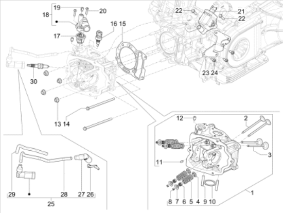 Εικόνα της ΒΑΛΒΙΔΑ ΕΞΑΓΩΓΗΣ SCOOTER 310cc E5 #22.2m-1A027428