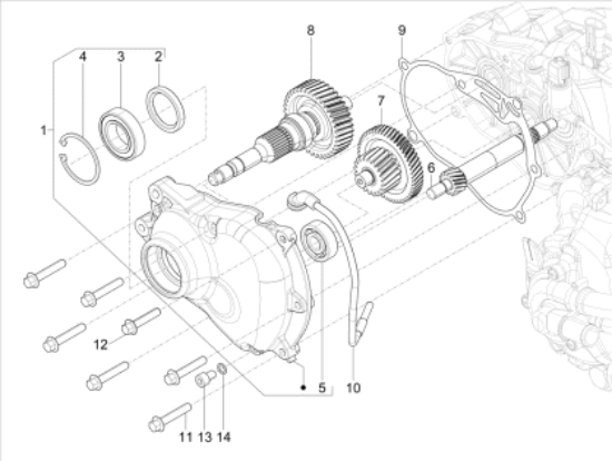 Εικόνα της ΚΑΠΑΚΙ ΔΙΑΦΟΡΙΚΟΥ SCOOTER 125<>310CC-1A0198835