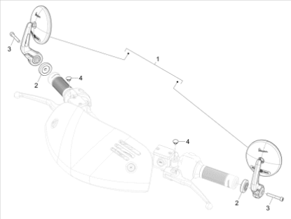 Εικόνα της ΑΠΟΣΤΑΤΗΣ ΚΑΘΡΕΠΤΗ VESPA GTV OFFIC-1C008291