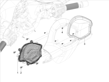 Εικόνα της ΚΟΝΤΕΡ VESPA GTS 300 MY22 Classic-1D003900