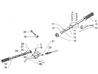 Εικόνα της ΣΩΛΗΝΑΣ ΓΚΑΖΙΟΥ VESPA ΡΧΕ-PK 50 OEM-13977800