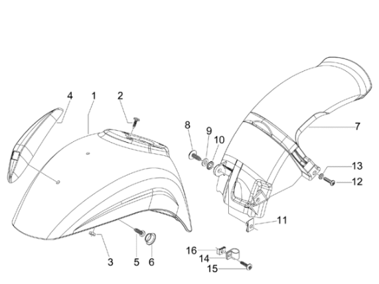 Εικόνα της ΦΤΕΡΟ ΜΠΡΟΣ VESPA S 50-125 ΚΟΚΚΙΝΟ 894-66653060R7