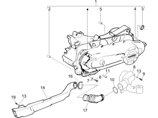 Εικόνα της ΚΑΠΑΚΙ ΚΙΝΗΤΗΡΑ ΖΙΡ 50 4Τ-VESPA 50 4T-969211