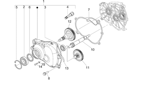 Εικόνα της ΑΞΟΝΑΣ ΠΙΣΩ ΤΡΟΧΟΥ VESPA ΕΤ4 125 42ΔLE-B0161805