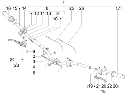 Εικόνα της ΜΑΝΕΤΑ ΑΡ/ΔΕ VESPA GTV 300/PRIMAV-1C006083
