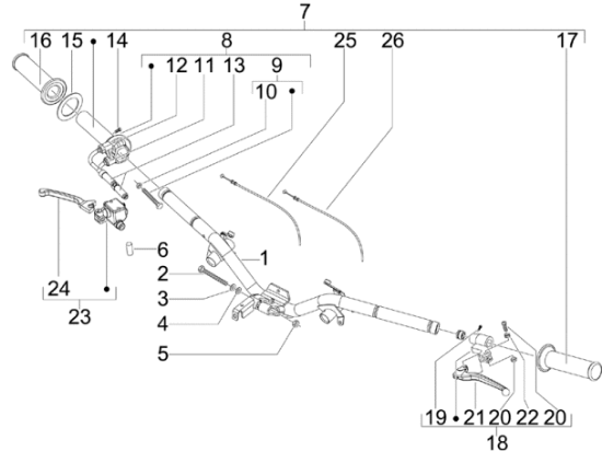 Εικόνα της ΜΑΝΕΤΑ ΑΡ/ΔΕ VESPA GTV 300/PRIMAV-1C006083