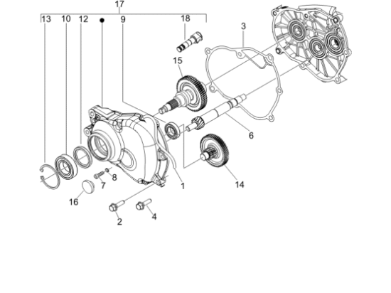 Εικόνα της ΑΞΟΝΑΣ ΠΙΣΩ ΤΡΟΧΟΥ VESPA ΕT4 150 Δ.41-1A023108