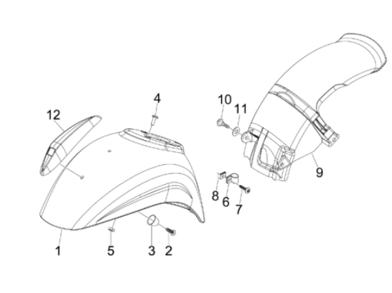 Εικόνα της ΦΤΕΡΟ ΜΠΡΟΣ VESPA S 50-125 NERO 94-6665306090