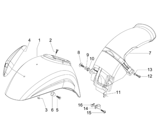 Εικόνα της ΦΤΕΡΟ ΜΠΡΟΣ VESPA S 50-125 ΚΟΚΚΙΝΟ 894-66653060R7
