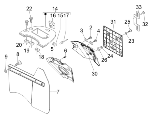Εικόνα της ΛΑΣΠΩΤΗΡΑΣ VESPA LX-LXV BLU MID222/A-65673100DE