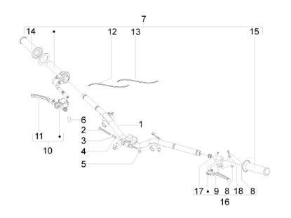 Εικόνα της ΜΑΝΕΤΑ ΑΡ/ΔΕ VESPA GTV 300/PRIMAV-1C006083