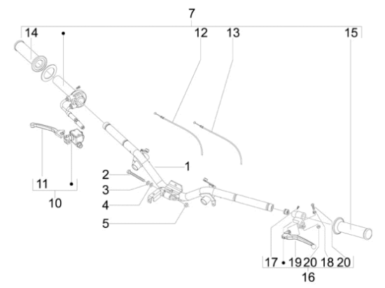 Εικόνα της ΜΑΝΕΤΑ ΑΡ/ΔΕ VESPA GTV 300/PRIMAV-1C006083