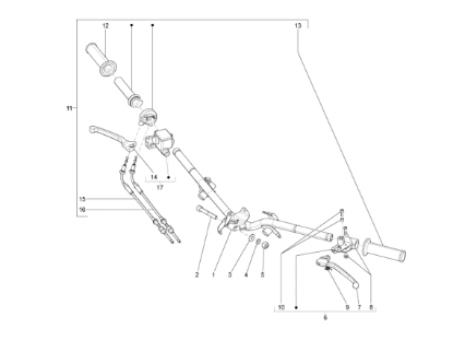 Εικόνα της ΜΑΝΕΤΑ ΑΡ/ΔΕ VESPA GTV 300/PRIMAV-1C006083