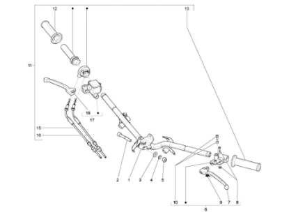 Εικόνα της ΜΑΝΕΤΑ ΑΡ/ΔΕ VESPA GTV 300/PRIMAV-1C006083