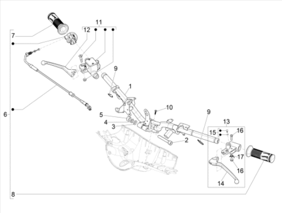 Εικόνα της ΜΑΝΕΤΑ ΑΡ/ΔΕ VESPA GTV 300/PRIMAV-1C006083