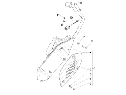 Εικόνα της ΑΙΣΘΗΤΗΡΑΣ ΛΑΜΔΑ SCOOTER 125<>150 3V-1D000353