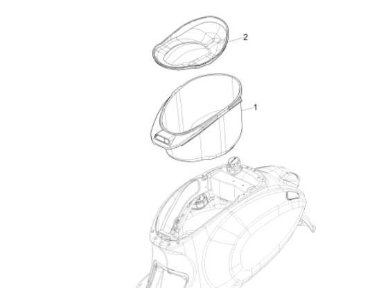 Εικόνα της ΚΟΥΒΑΣ ΣΕΛΛΑΣ VESPA PRIMAVERA/SPRINT-1B011524