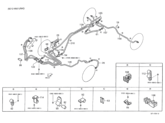 Εικόνα της ΣΩΛΗΝΑΚΙ ΦΡΕΝΩΝ PORTER 1.3 PICK UP-4732487Z06000