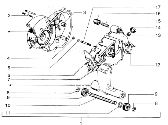 Εικόνα της ΣΥΝΕΜΠΛΟΚ ΠΙΣΩ ΑΜΟΡΤ VESPA PX200 BGM-15710300