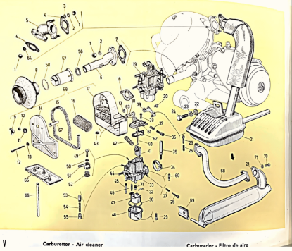Εικόνα της ΖΗΚΛΕΡ ΣΕΤ VESPA 50 5mm 75-98-40100200