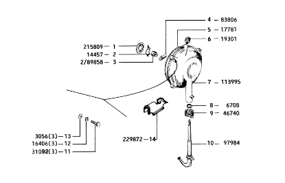 Εικόνα της ΚΑΠΑΚΙ ΑΜΠΡΑΓΙΑΖ VESPA PX 125/200-1139956