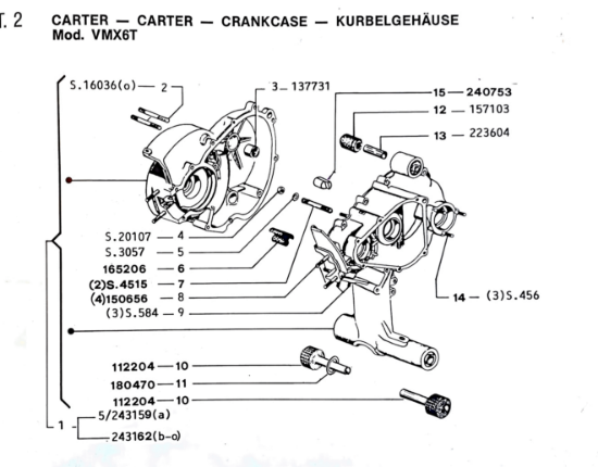 Εικόνα της ΣΥΝΕΜΠΛΟΚ ΠΙΣΩ ΑΜΟΡΤ VESPA PX200 BGM-15710300