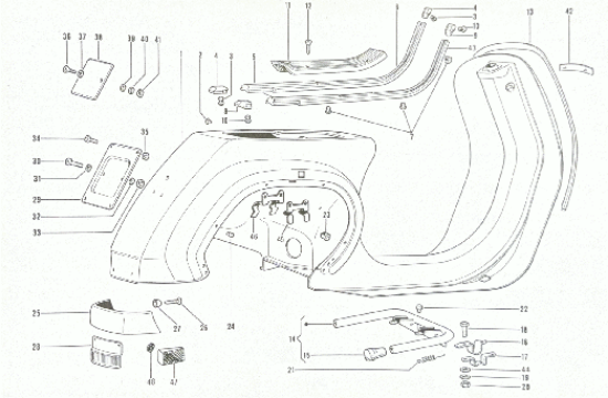 Εικόνα της ΣΗΜΑ ΠΟΔΙΑΣ VESPA PK XL-195629