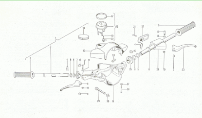 Εικόνα της ΡΟΔΕΛΑ ΜΑΝΕΤΑΣ SCOOTER-VESPA#6,55x14x0,2-620695
