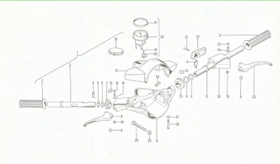 Εικόνα της ΡΟΔΕΛΑ ΜΑΝΕΤΑΣ SCOOTER-VESPA#6,55x14x0,2-620695