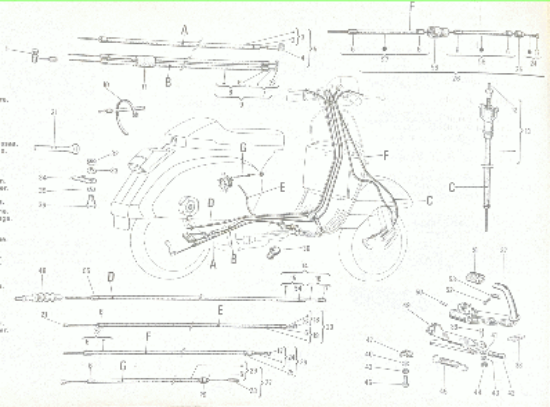 Εικόνα της ΝΤΙΖΑ ΓΚΑΖΙΟΥ VESPA PK50 - 125 S-XL BGM-195388