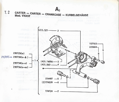 Εικόνα της ΣΥΝΕΜΠΛΟΚ ΠΙΣΩ ΑΜΟΡΤ VESPA PX200 BGM-15710300