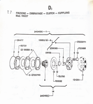 Εικόνα της ΑΜΠΡΑΓΙΑΖ VESPA COSA2 T5 22 ΔΟΝ  FERODO-93032000
