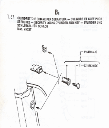 Εικόνα της ΚΛΕΙΔΑΡΙΑ ΤΙΜ VESPA PK-196486