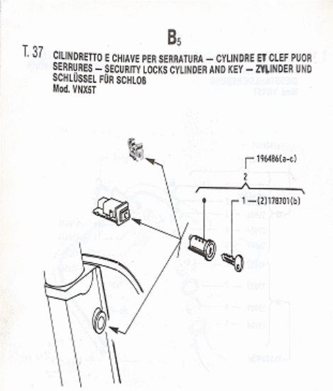 Εικόνα της ΚΛΕΙΔΑΡΙΑ ΤΙΜ VESPA PK-196486